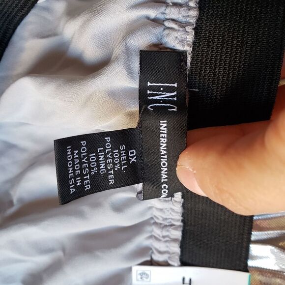 INC silver metallic skirt - Picture 11 of 16